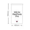 FlexiTank PRO White - 100 Litres