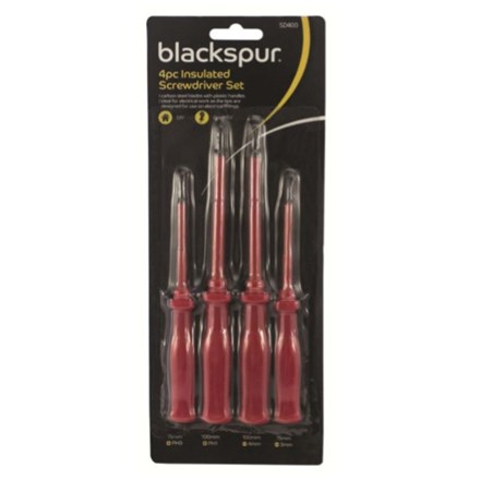 BlackSpur Insulated Screwdriver Set - 4pk image 0