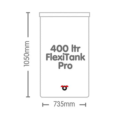 FlexiTank PRO White - 400 Litres