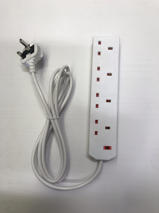 4 Gang Power Extension Lead - 2m image 0