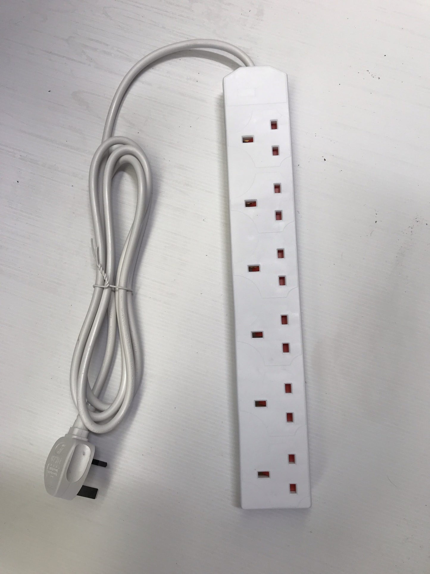 6 Gang Power Extension Lead - 2m image 0