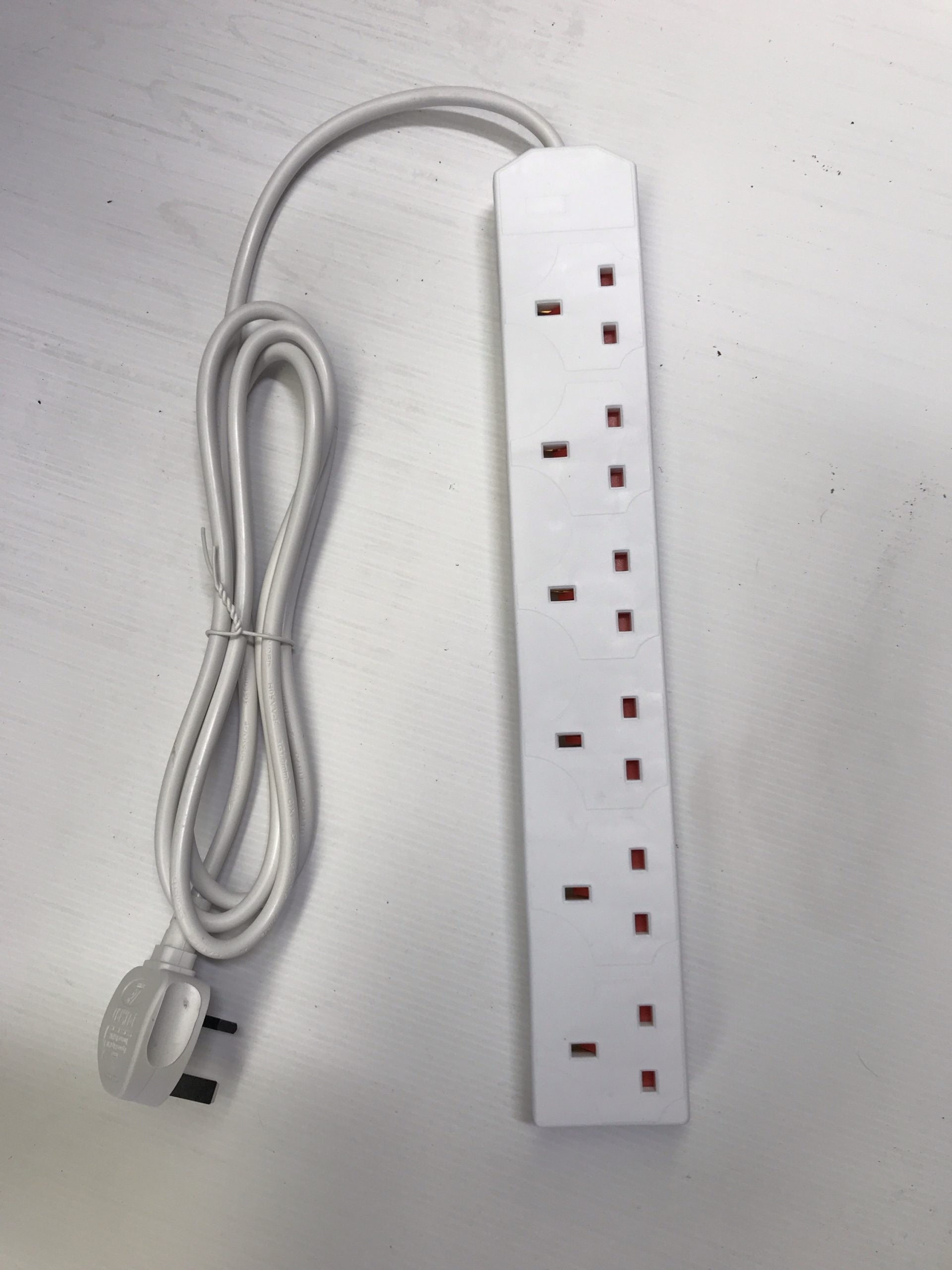 6 Gang Power Extension Lead - 2m image 0