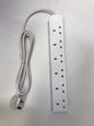 6 Gang Power Extension Lead - 2m image 0