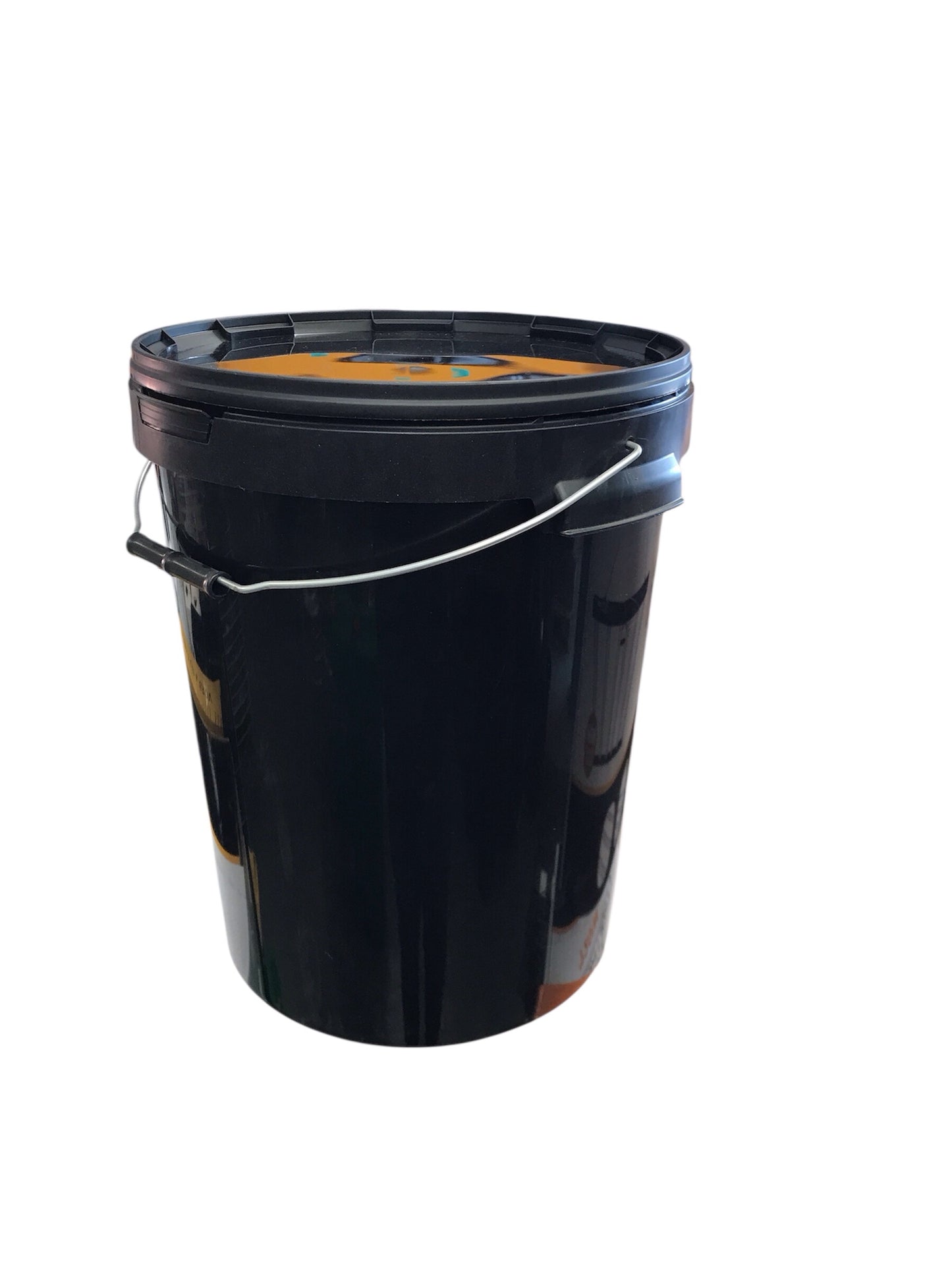 10L Bucket - Black with Lid image 0