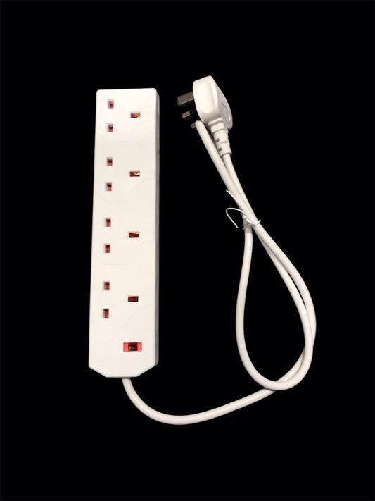 4 gang 1 metre extension lead image 0
