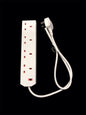 4 gang 1 metre extension lead image 0