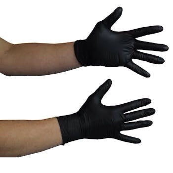 Black Nitrile Gloves - Large (pk. 100) image 0
